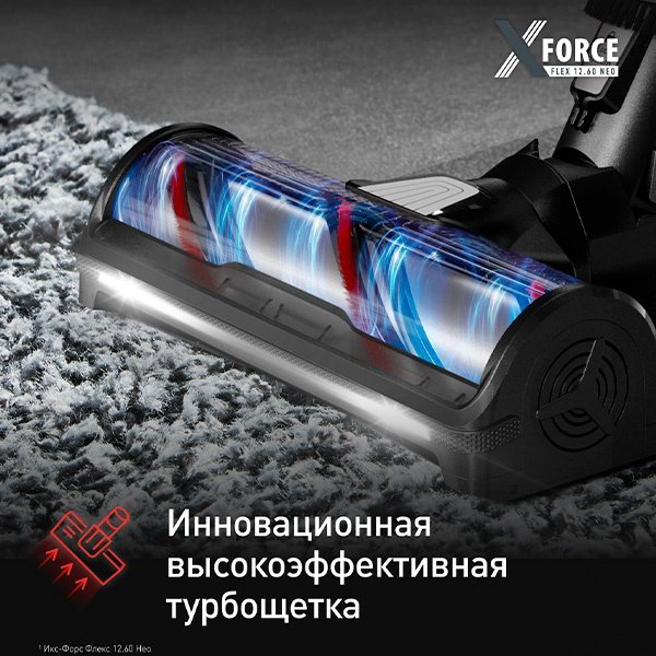 Пылесос Tefal X-Force Flex 12.60 Neo TY9L42WO черный купить,189990