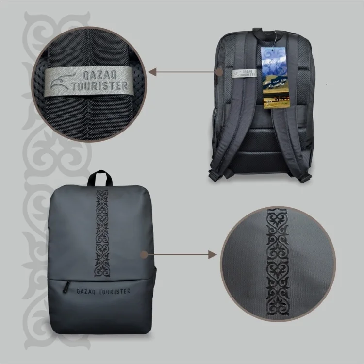 Рюкзак для ноутбука Qazaq Tourister QT-001 15.6" Black - ForteMarket Рюкзак для ноутбука Qazaq Tourister QT-001 15.6" Black купить,0