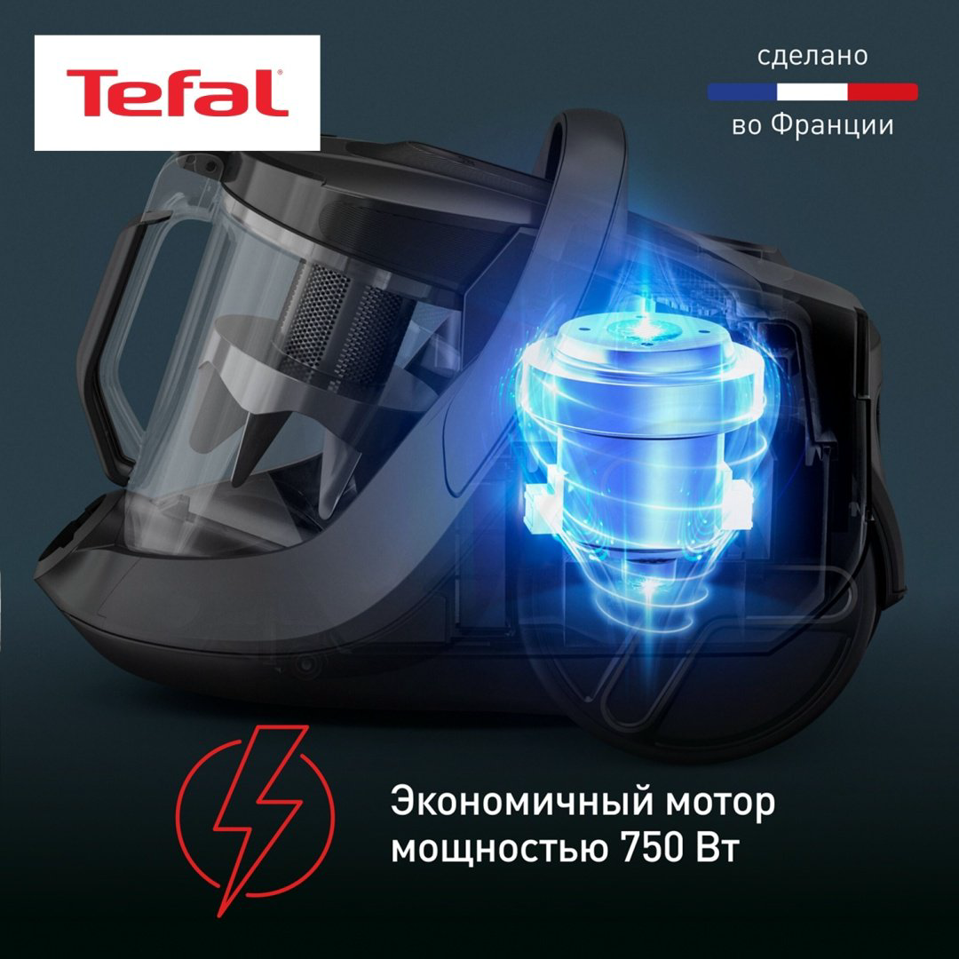 Пылесос Tefal TW7B70EA черный купить,149990