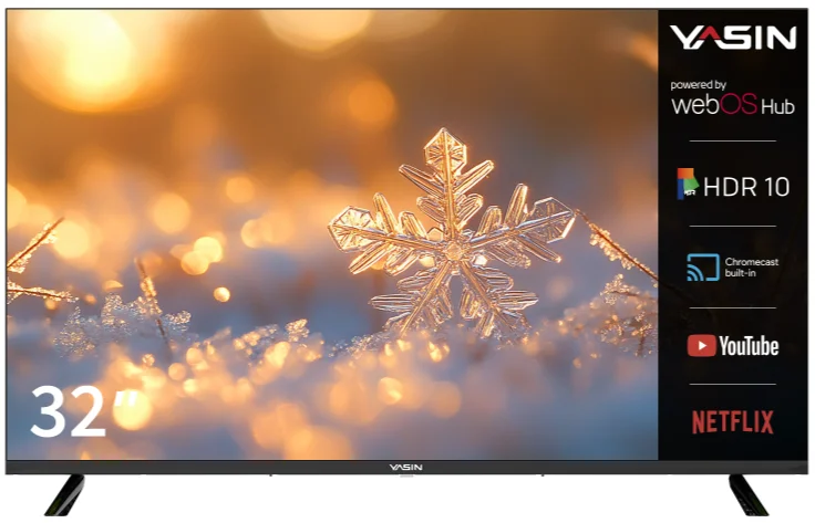 Телевизор Yasin 32" 32UD81 LED HD Black