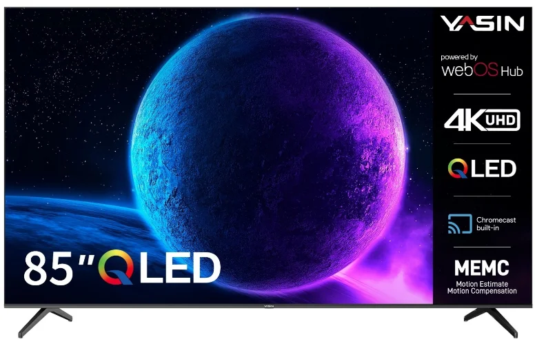 Телевизор Yasin 85" 85QM91 LED 4K UHD Black