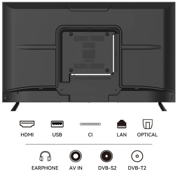 Телевизор Yasin 32" 32UD81 LED HD Black
