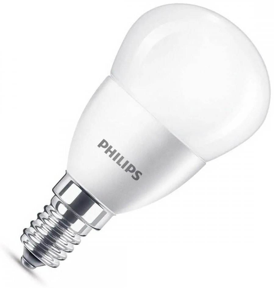 Philips 6W Е14, светодиодная, теплый белый