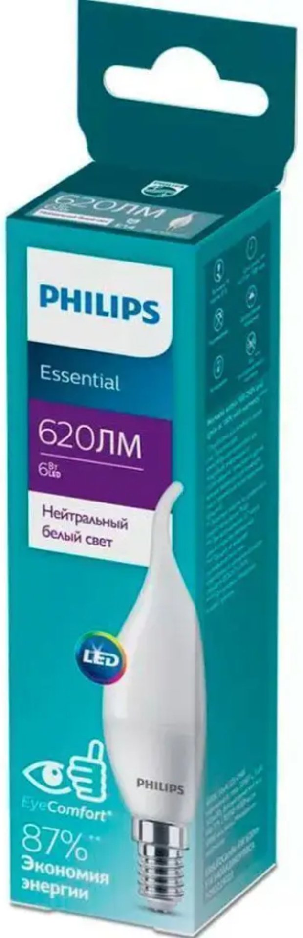Philips 6W E14, светодиодная, теплый белый - ForteMarket Philips 6W E14, светодиодная, теплый белый купить,0