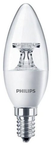 Philips 4W Е14, светодиодная, теплый белый