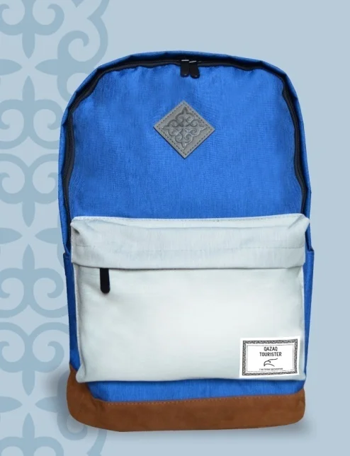 Рюкзак для ноутбука Qazaq Tourister QT-002 15.6" Grey Blue - ForteMarket Рюкзак для ноутбука Qazaq Tourister QT-002 15.6" Grey Blue купить,0