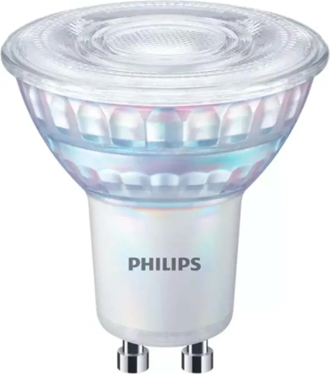 Philips 6.2W GU10, светодиодная, теплый белый