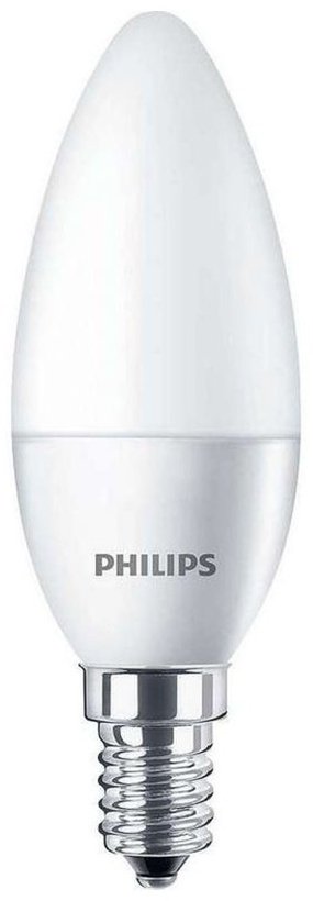 Philips 6W Е14, светодиодная, теплый белый