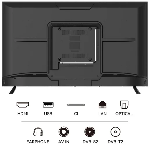 Телевизор Yasin 32" 32UD81 LED HD Black