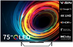 Телевизор 75" (191 см) Yasin 75Q90 QLED 4K UHD Black