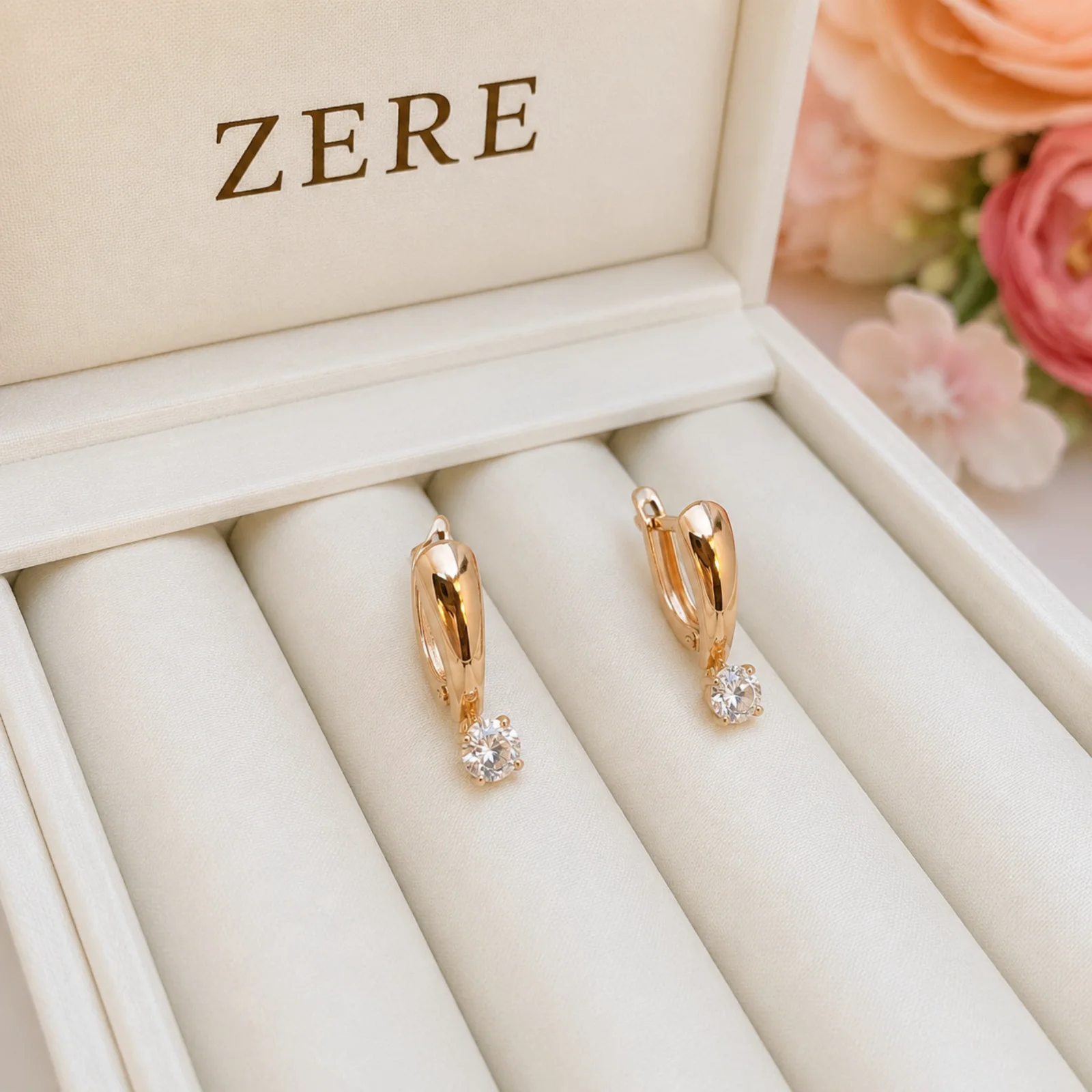 Серьги Zere ZR080503 золото 1.3гр купить,108300
