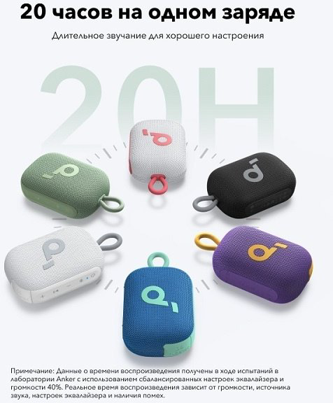 Портативная колонка Soundcore Select 4 Go белый купить,13990