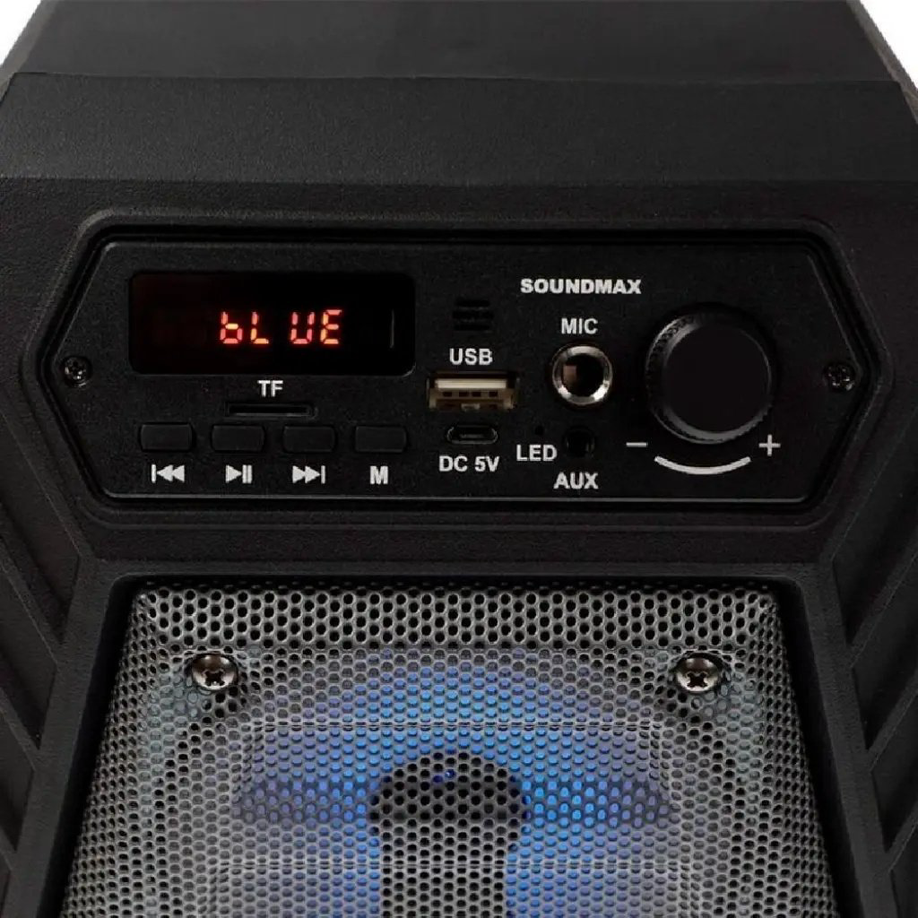 Портативная колонка SoundMAX SM-PS4426 черный купить,NaN