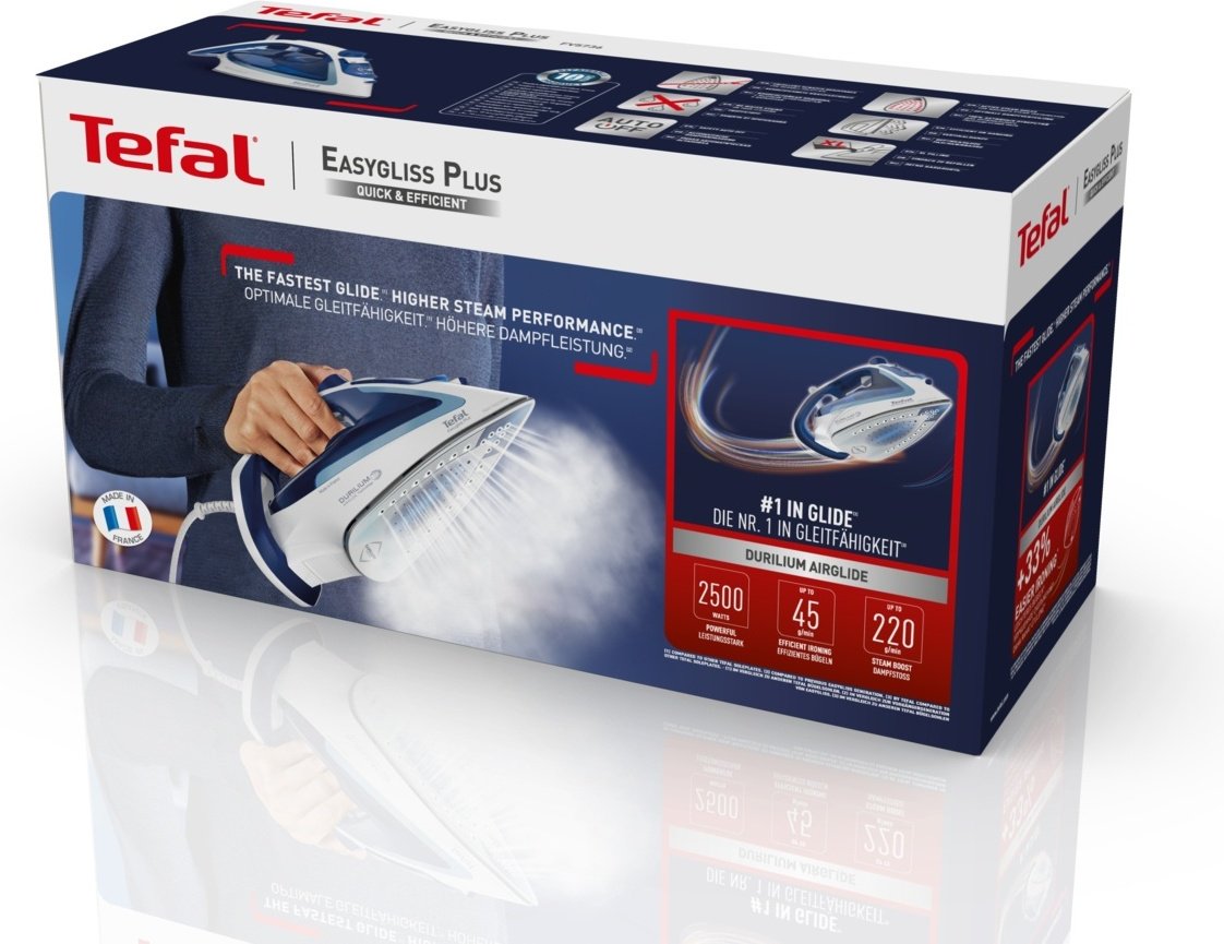 Утюг Tefal FV5736E0 синий купить,0