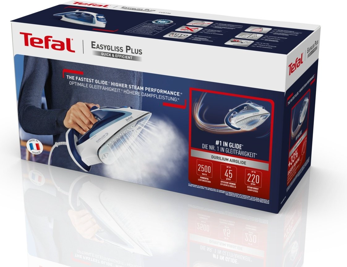 Утюг Tefal FV5736E0 синий купить,44990