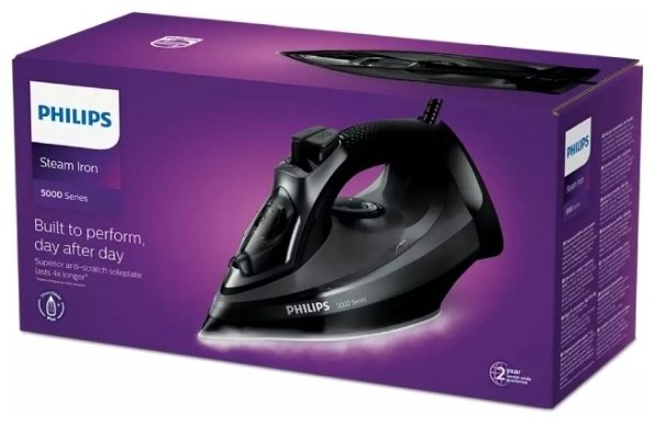 Утюг Philips DST5040/80 черный купить,NaN