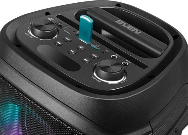 Портативная колонка SVEN PS-800 черный - ForteMarket Портативная колонка SVEN PS-800 черный купить,74570