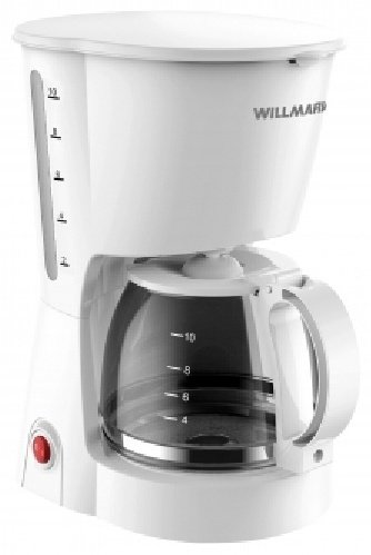 Кофеварка Willmark WCM-1350D белый