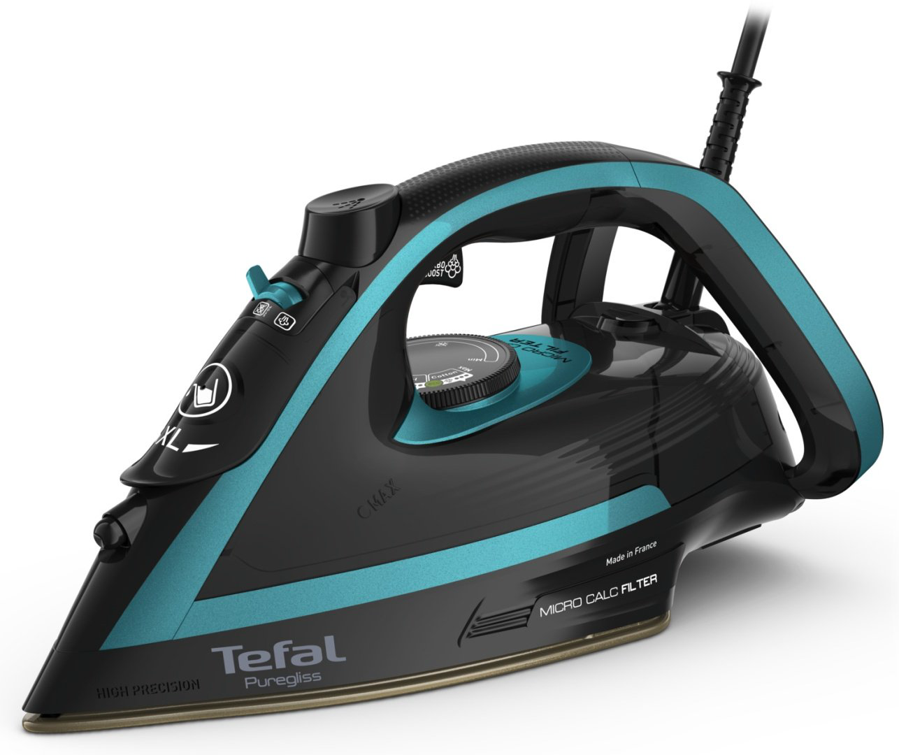 Утюг Tefal Puregliss FV8066E0 черный купить,69990