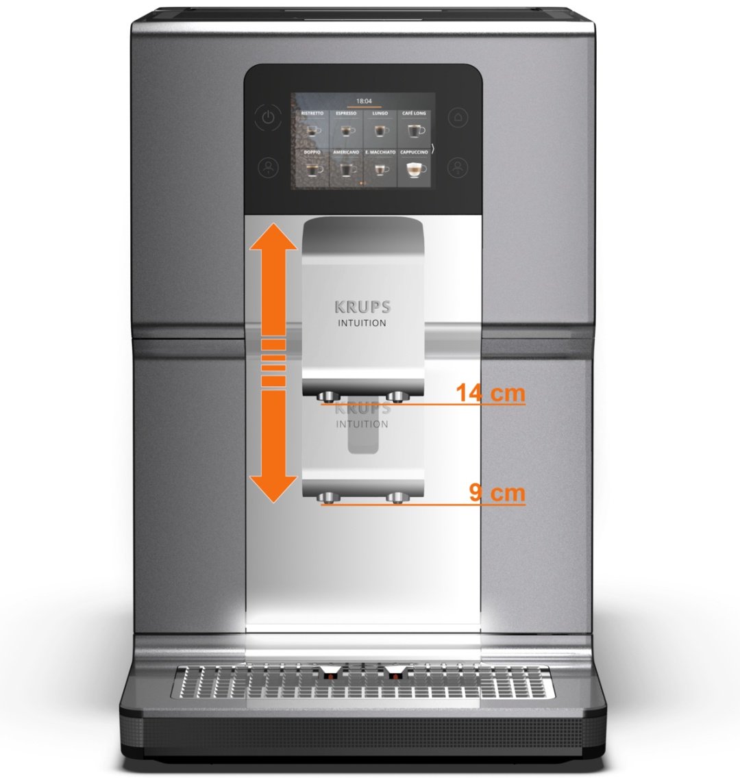Кофемашина Krups Intuition Preference+ EA875E10 серебристый - ForteMarket Кофемашина Krups Intuition Preference+ EA875E10 серебристый купить,0