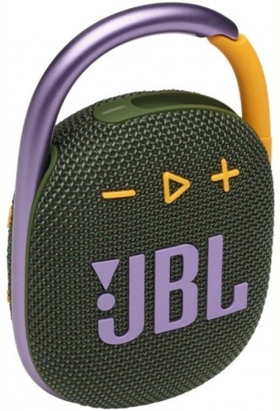 Портативная колонка JBL Clip 4 зеленый, фиолетовый
