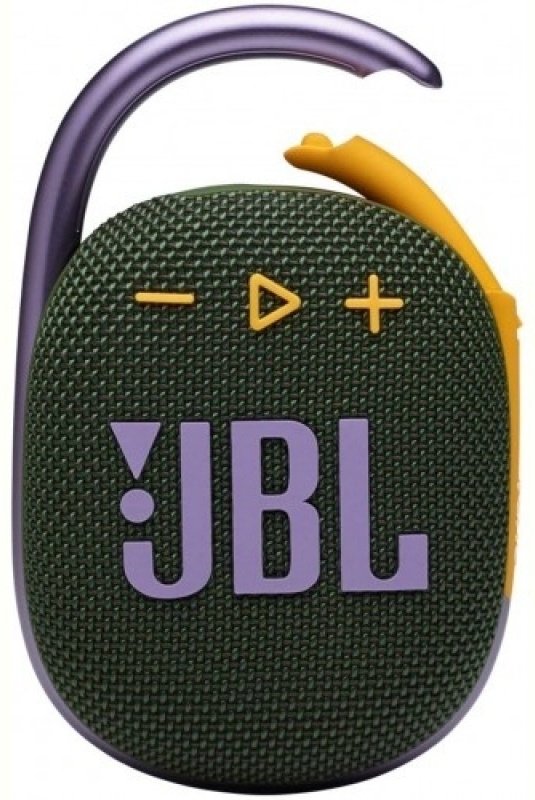 Портативная колонка JBL Clip 4 зеленый, фиолетовый