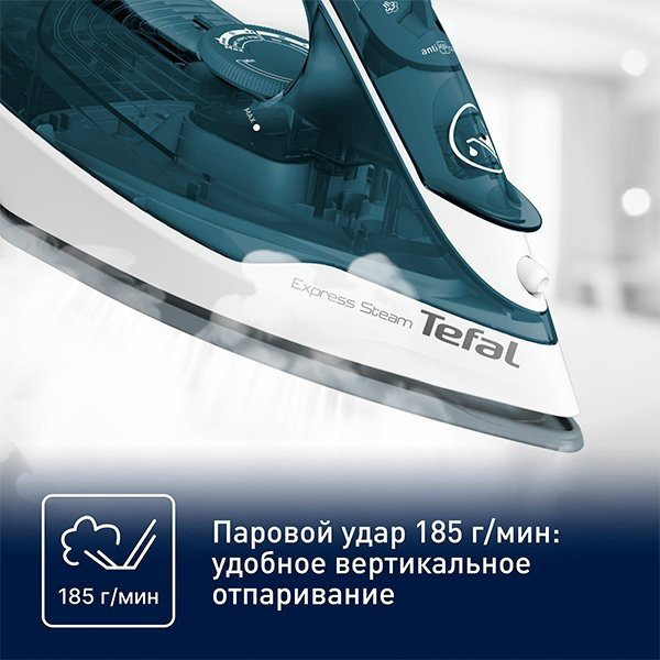 Утюг Tefal Express Steam FV2839E0 зеленый купить,NaN