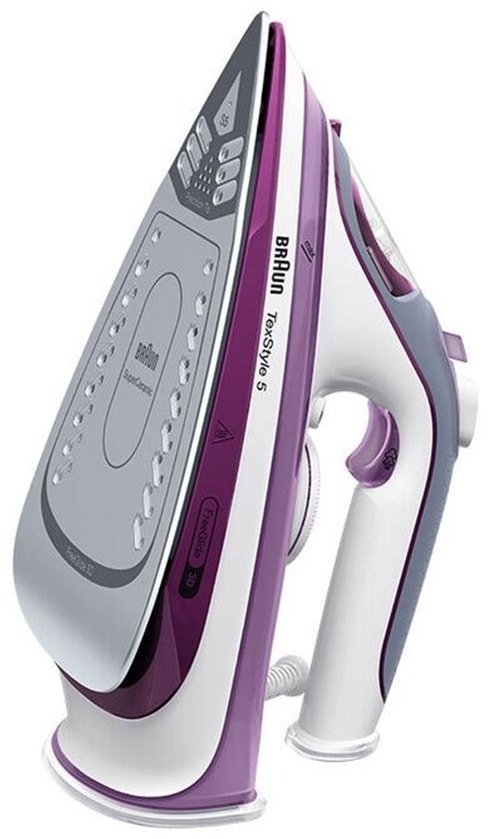 Утюг Braun SI 5037 VI белый-фиолетовый купить,0