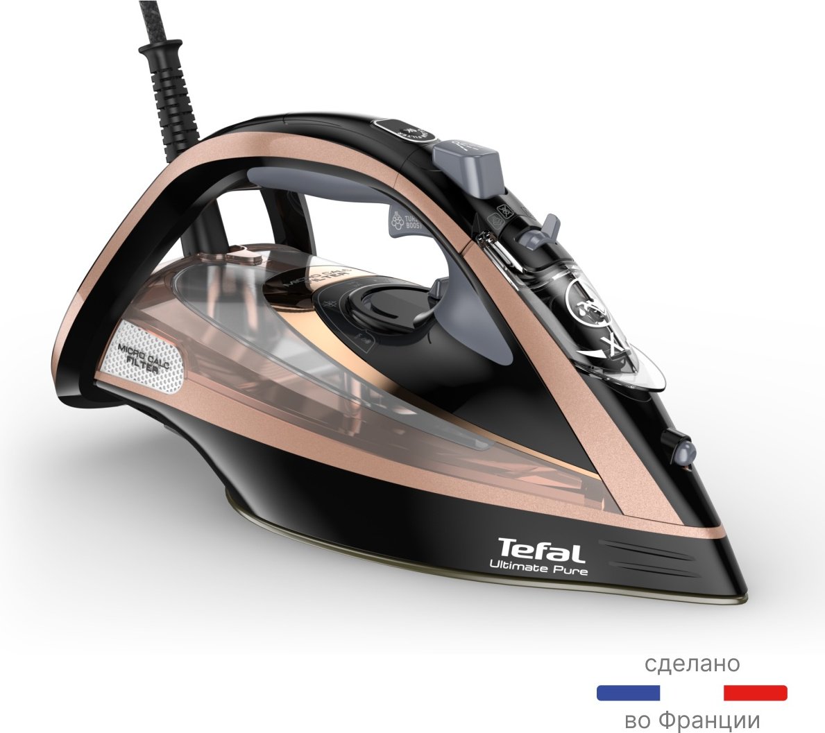 Утюг Tefal Ultimate Pure FV9867E0 черный купить,0