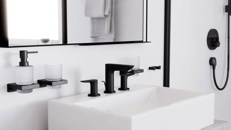 Смеситель Hansgrohe Talis E 71733670 черный