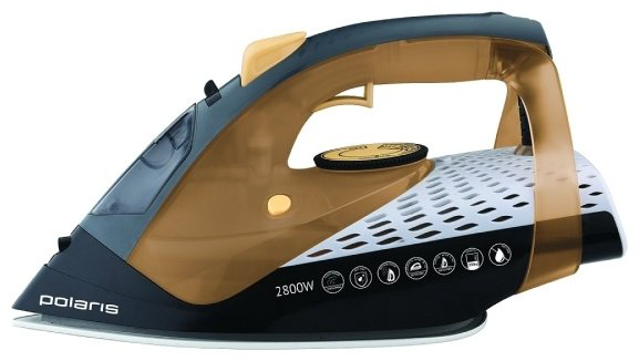 Утюг Polaris PIR 2860AK черный-оранжевый