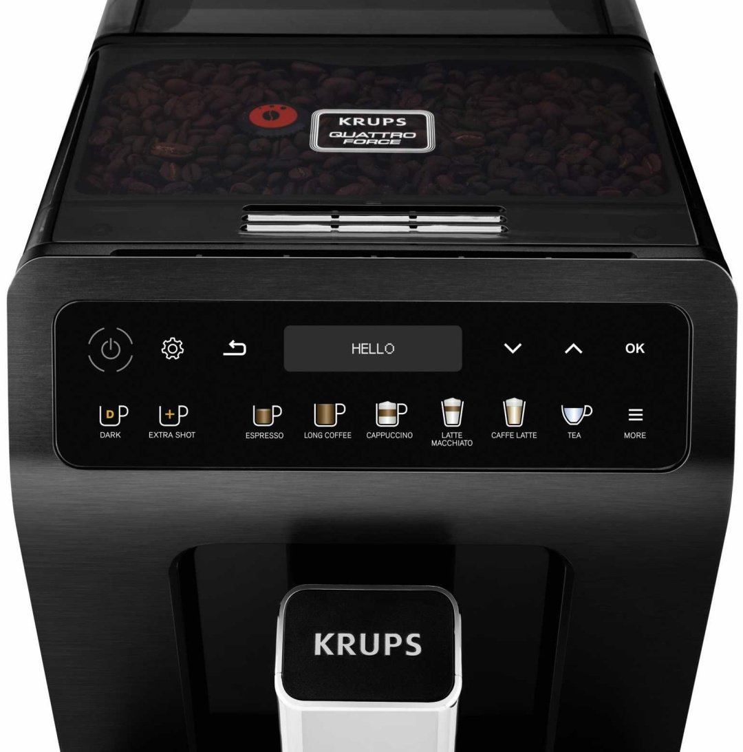 Кофемашина Krups Evidence Plus EA894810 черный купить,NaN