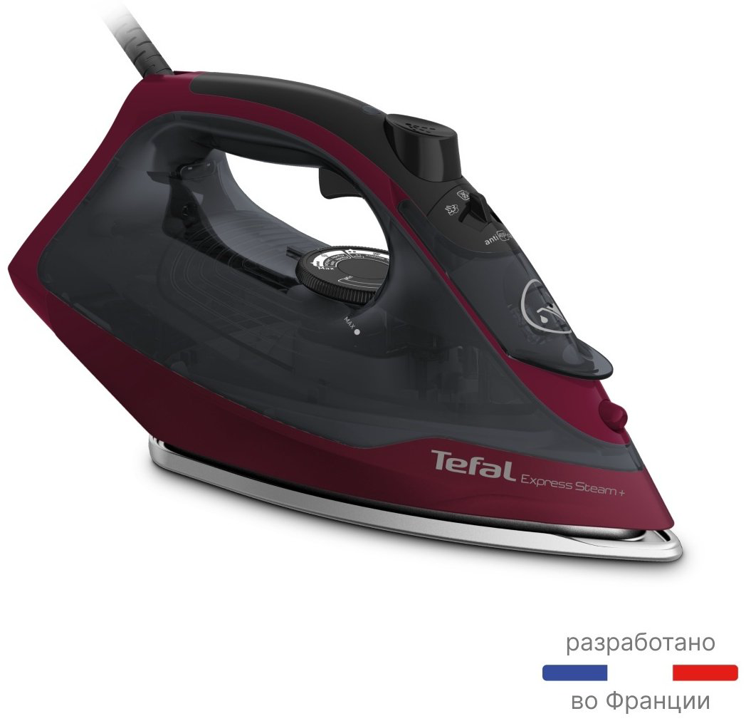 Утюг Tefal Express Steam FV2846E0 черный, красный купить,NaN