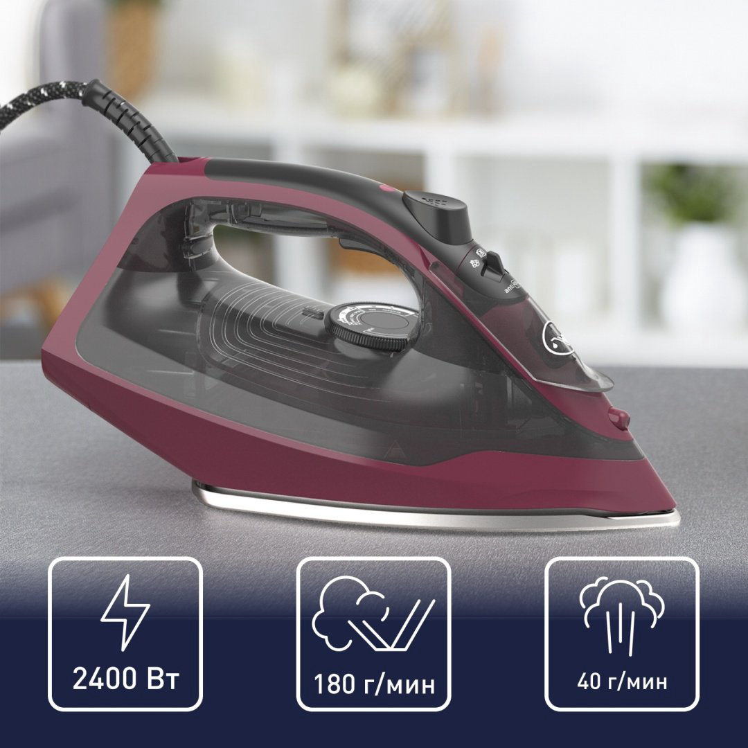 Утюг Tefal Express Steam FV2846E0 черный, красный купить,NaN