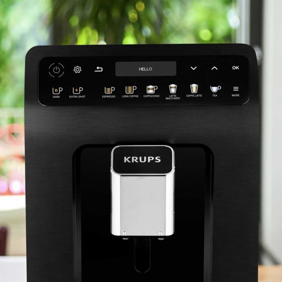 Кофемашина Krups Evidence Plus EA894810 черный купить,NaN