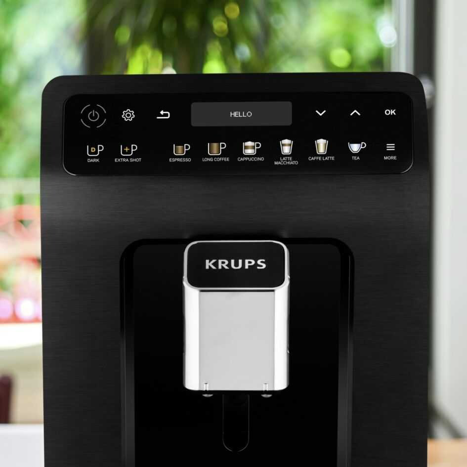 Кофемашина Krups Evidence Plus EA894810 черный купить,NaN