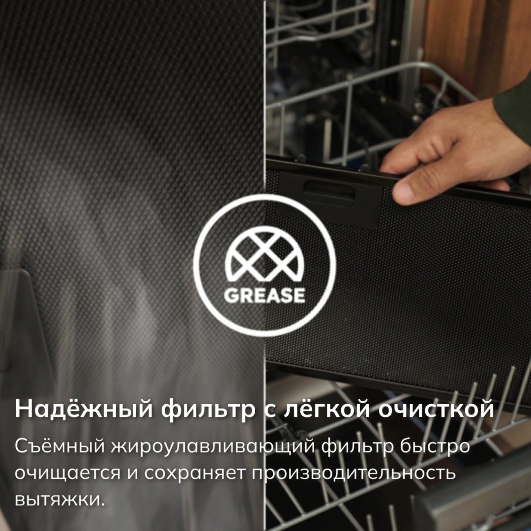 Вытяжка Electrolux LFU216X серебристый