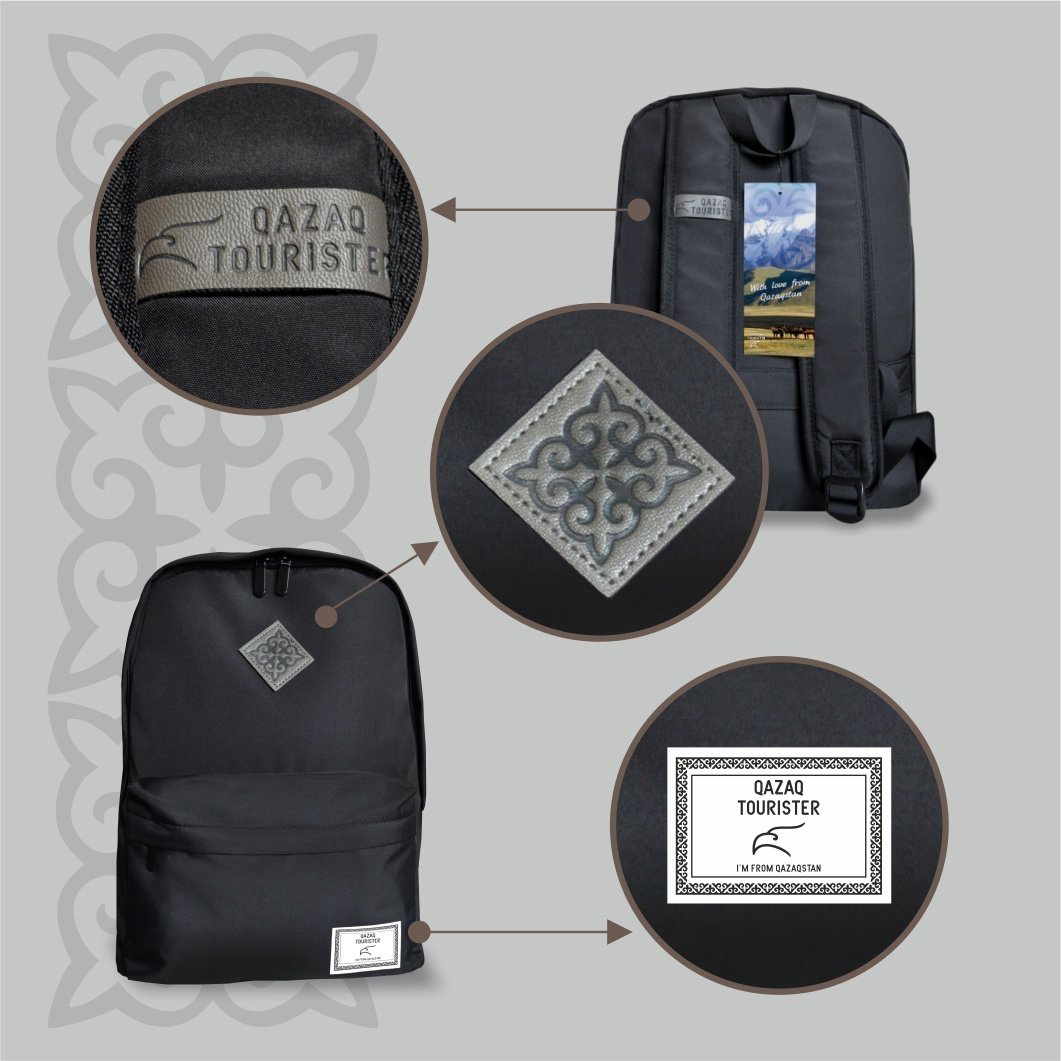 Рюкзак Qazaq Tourister QT-003 до 15.6" черный купить,12090