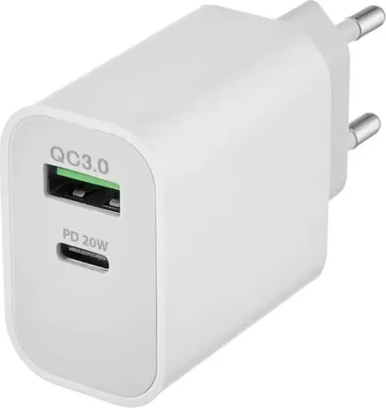 Зарядное устройство Rocket Space Pro USB-A USB-C 20W White