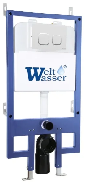 Инсталляция комплект WeltWasser BG54521 BAMBERG 545 + GELBACH 043 MT-WT + BAMBERG WT белый купить,NaN