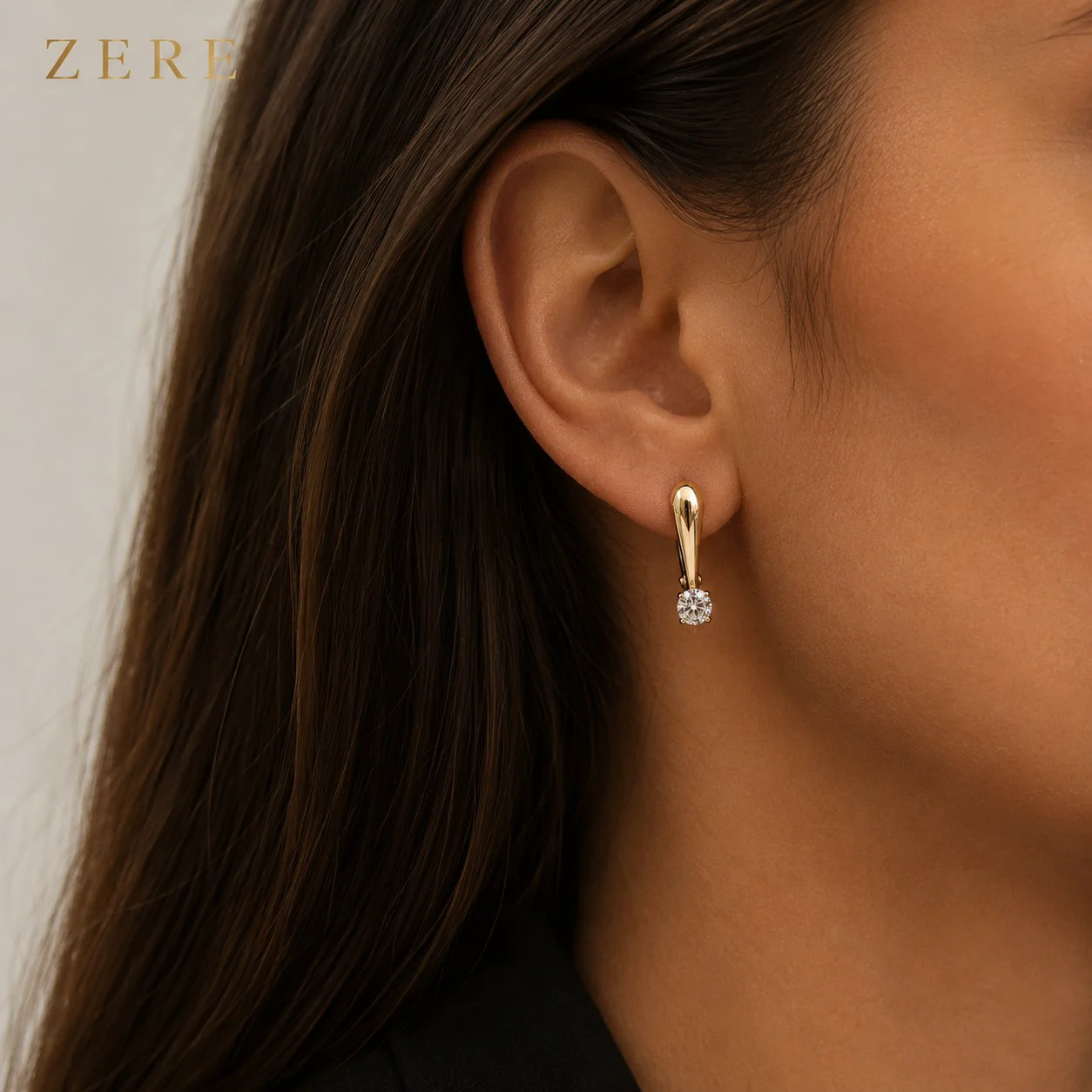 Серьги Zere ZR080502 золото 1.18гр купить,95800