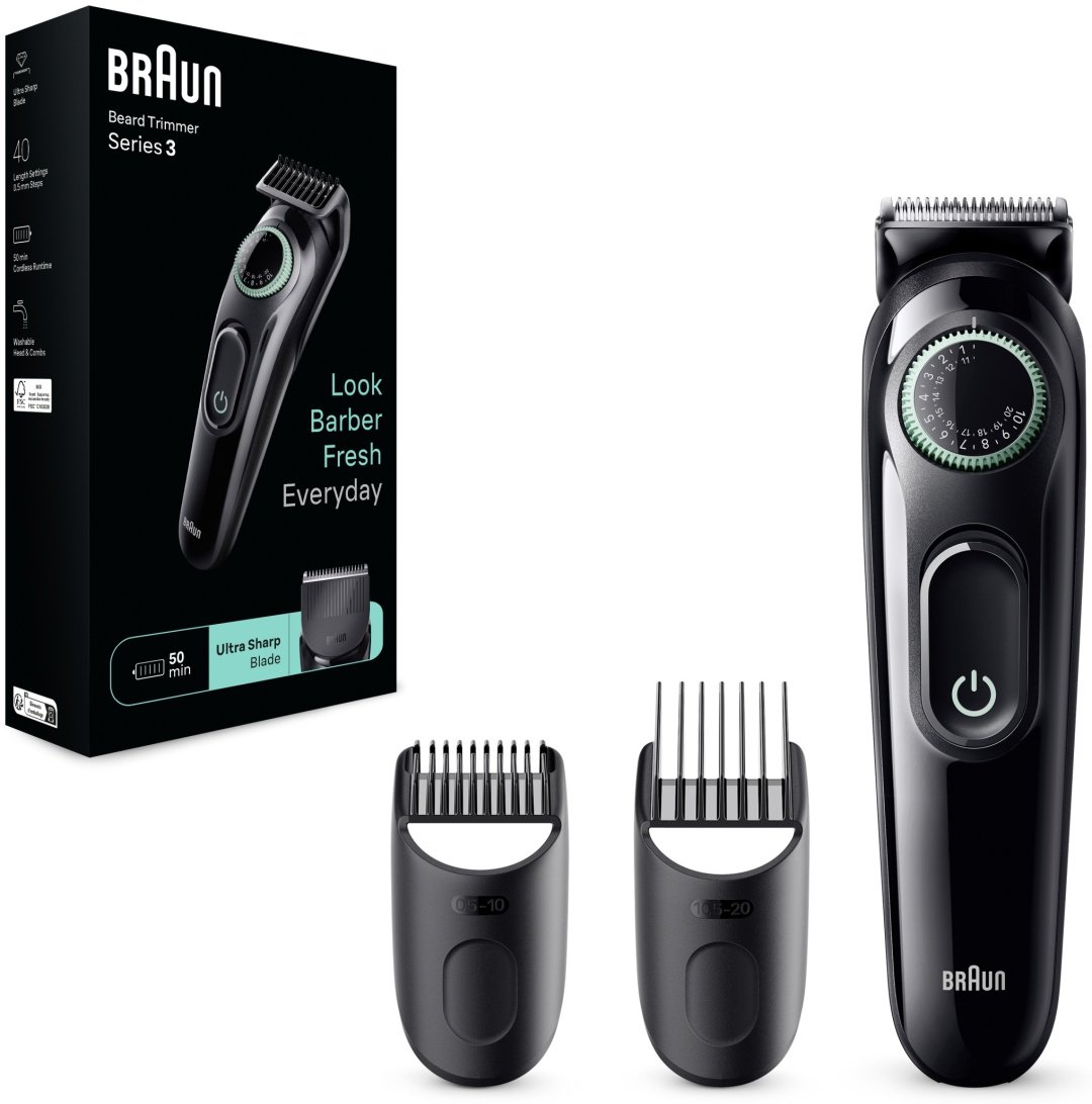 Braun триммер для бороды и усов BT3411