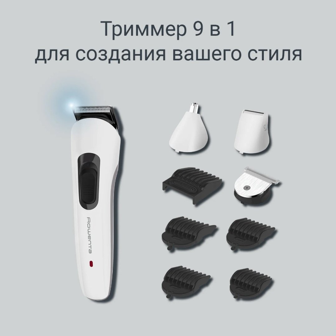 Rowenta триммер для бороды и усов TN 8961F4 купить,0