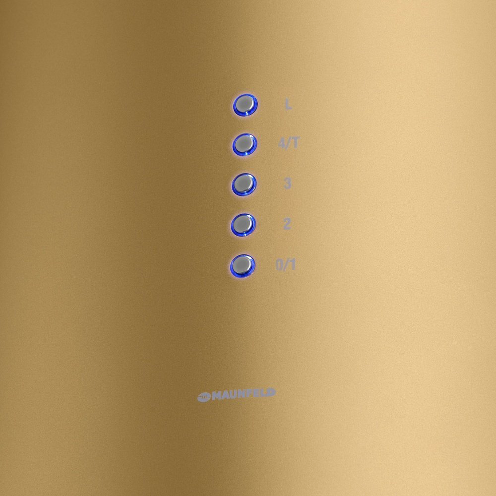 Вытяжка MAUNFELD Lee Wall 39 золотистый купить,NaN