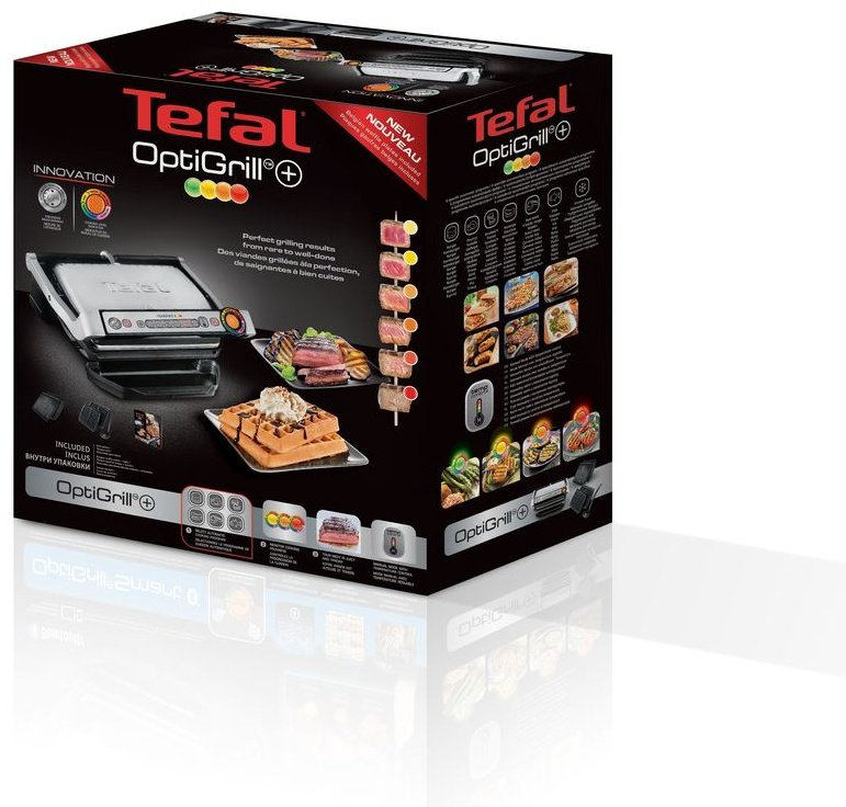 Гриль Tefal Optigrill+ GC716D12 - ForteMarket Гриль Tefal Optigrill+ GC716D12 купить,127990