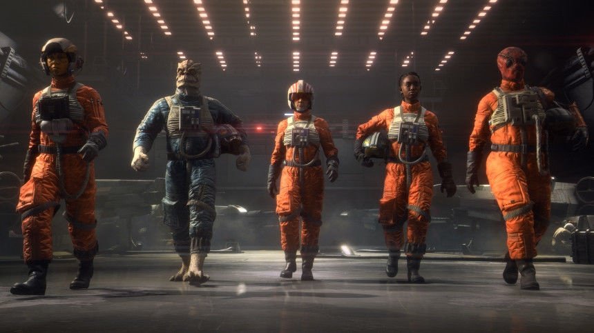 Видеоигра Star Wars Squadrons PS4 RUS купить,0