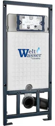 Инсталляция комплект WeltWasser MM50758 MARBERG 507 + MERZBACH 043 GL-WT + MAR 507 RD GL-WT белый