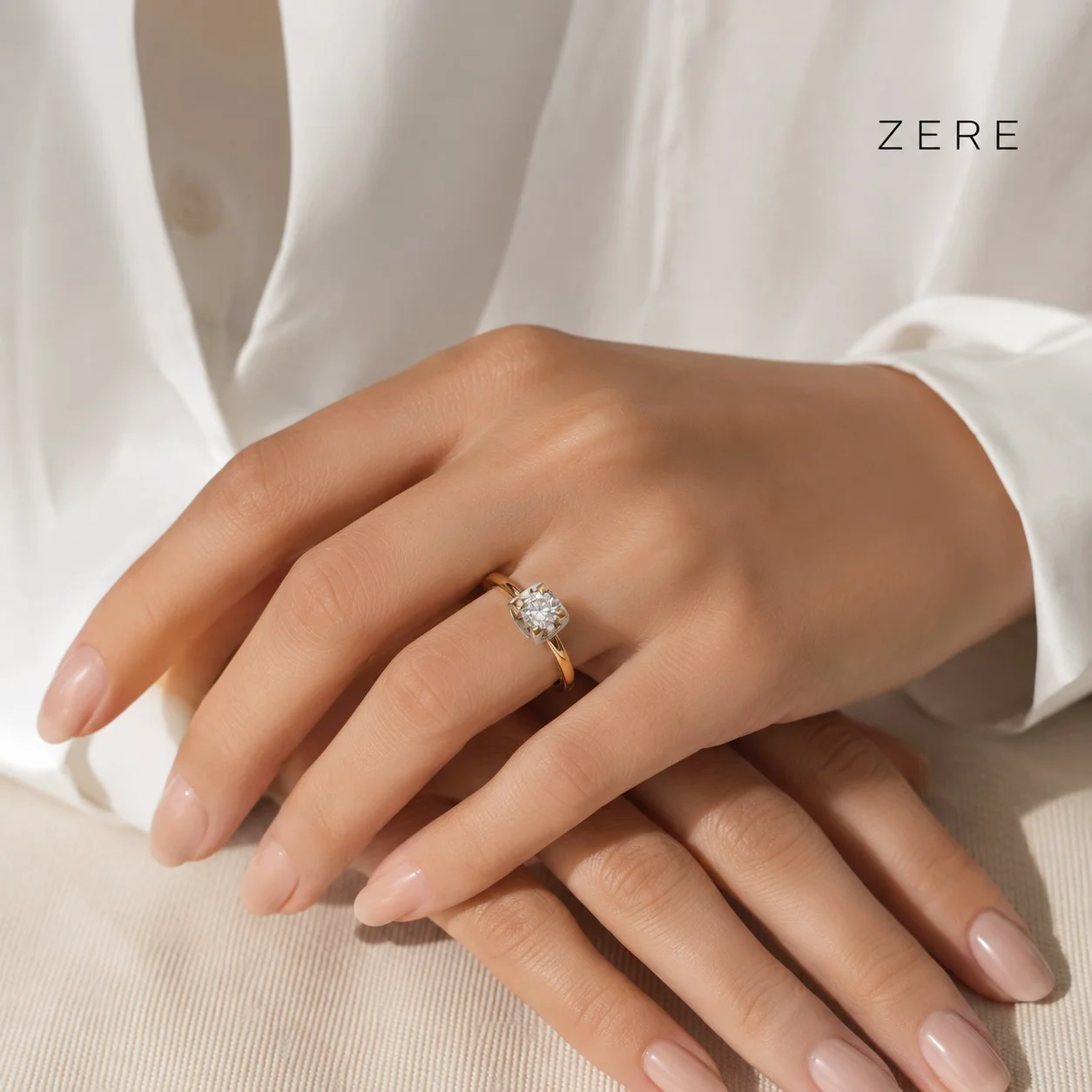 Кольцо Zere ZR080513 золото 0.98гр 16р купить,88600