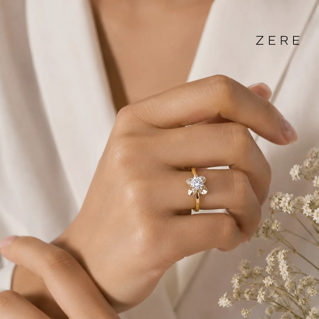 Кольцо Zere ZR080514 золото 0.75гр 16р купить,66750