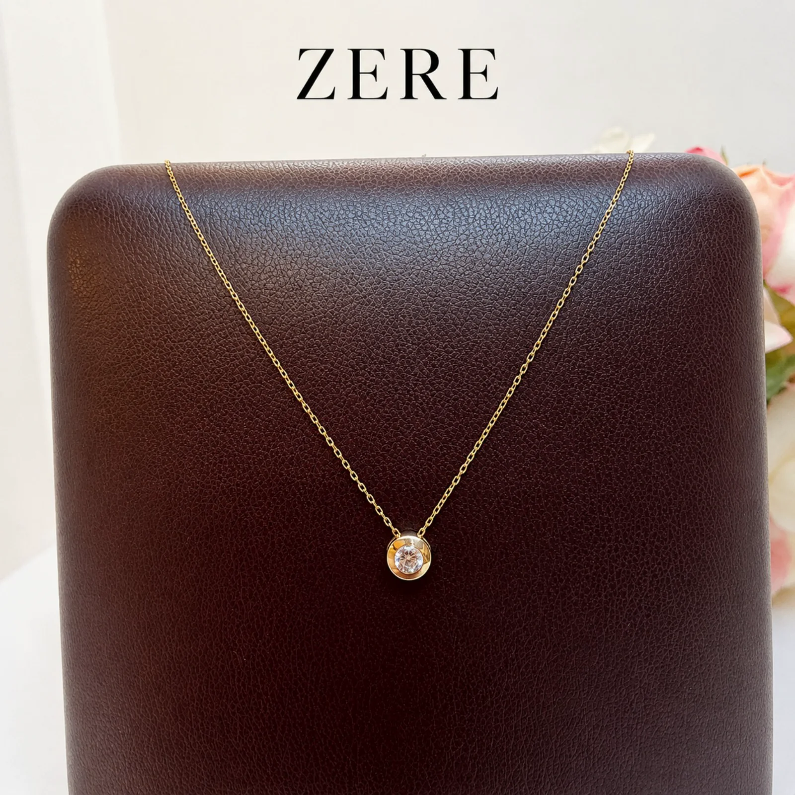 Цепочка с подвеской Zere ZR080534 золото 40см 0.98гр купить,93100